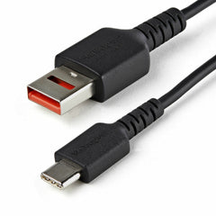USB A zu USB-C-Kabel Startech USBSCHAC1M Schwarz