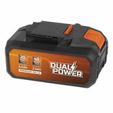 Wiederaufladbare Lithiumbatterie Powerplus Dual Power Powdp9037 20 V 2,5 Ah 5 Ah Litio Ion 40 V