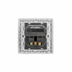 Netzstecker Lanberg AC-WS01-USB2-F