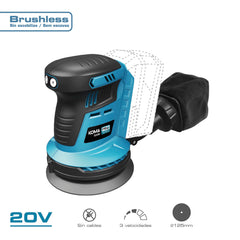 Exzenterschleifer Koma Tools Brushless Ø 125 mm 20 V