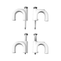 Heftklammern Lapafil Nº 4 2 x 0,50 mm Weiß Kabel 100 Stück