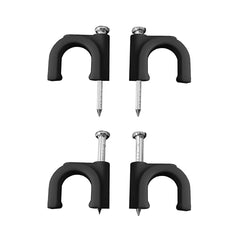 Heftklammern Lapafil Nº 9 2 x 4 mm Schwarz Kabel 100 Stück