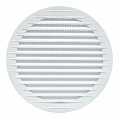 Lüftungsgitter EDM 87721 Weiß Ø 15 cm
