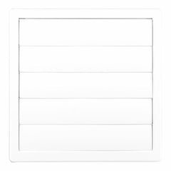 Lüftungsgitter EDM 87736 Weiß 17 x 17 cm