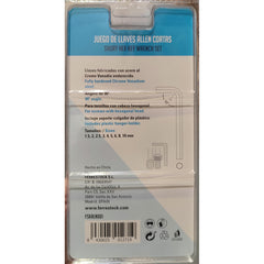 Inbusschlüsselset Ferrestock 1,5 - 2 - 2,5 - 3 - 4 - 5 - 6 - 8 - 10 mm 9 pcs