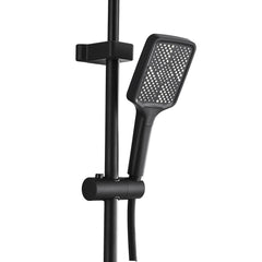 Dusche Säule Fontastock Schwarz Edelstahl ABS Kunststoff