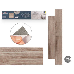 Vinyl Parquet Grau 24 Stück