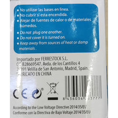 Steckerleiste mit 6 Steckdosen und Schalter TM Electron 3680 W