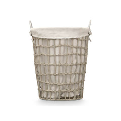 Korb Kipit Grau Polyester Stoff Polypropylen Eisen Kunststoff 50 % Baumwolle (6 Stück)