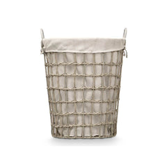 Korb Kipit Grau Polyester Stoff Polypropylen Eisen Kunststoff 50 % Baumwolle (6 Stück)