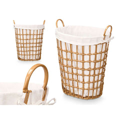 Korb Kipit natürlich Polyester Stoff Polypropylen Eisen Kunststoff 50 % Baumwolle (6 Stück)