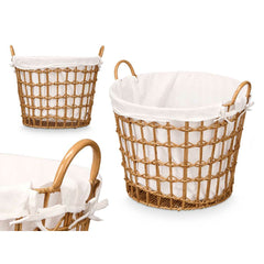 Korb Kipit natürlich Polyester Stoff Polypropylen Eisen Kunststoff 50 % Baumwolle (6 Stück)