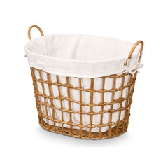 Korb Kipit natürlich Polyester Stoff Polypropylen Eisen Kunststoff 50 % Baumwolle (6 Stück)