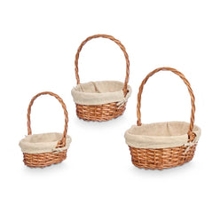 Korbsatz Kipit Polyester korb Stoff 50 % Baumwolle 34 x 39,5 x 30 cm 34 x 40 x 30 cm 3 Stücke