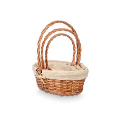 Korbsatz Kipit Polyester korb Stoff 50 % Baumwolle 34 x 39,5 x 30 cm 34 x 40 x 30 cm 3 Stücke