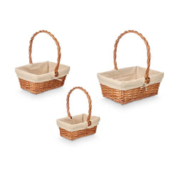 Korb-Set Kipit natürlich Polyester Baumwolle korb 3 Stücke (8 Stück)