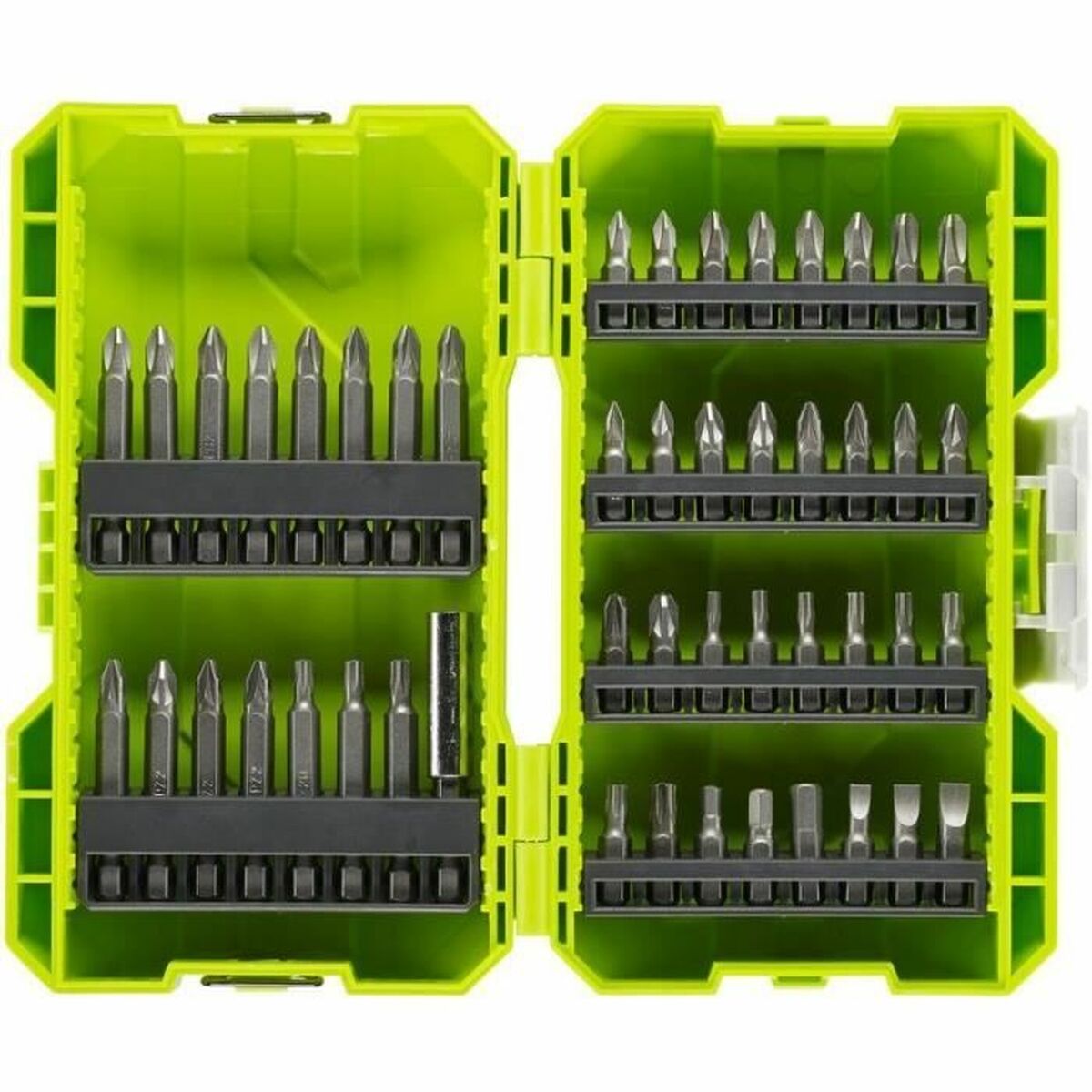 Satz von Spitzen Ryobi Stapelbar 48 Stücke
