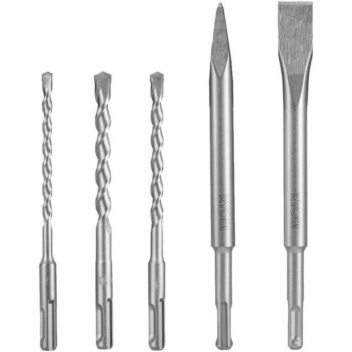 Satz Bohrer Ryobi RAKSP05 Meißel Metall 5 Stücke