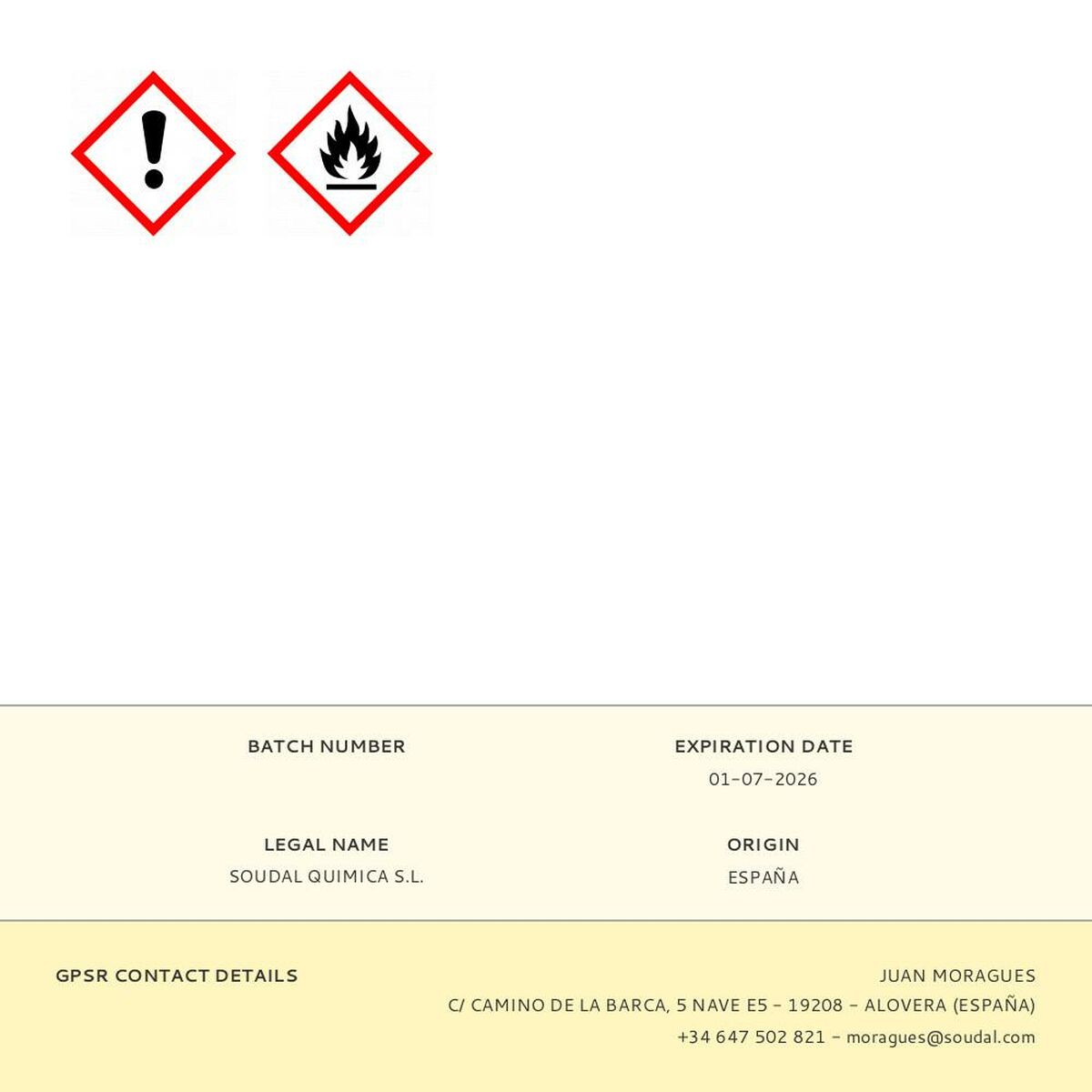 Polyurethan-Schaumreiniger Soudal 500 ml