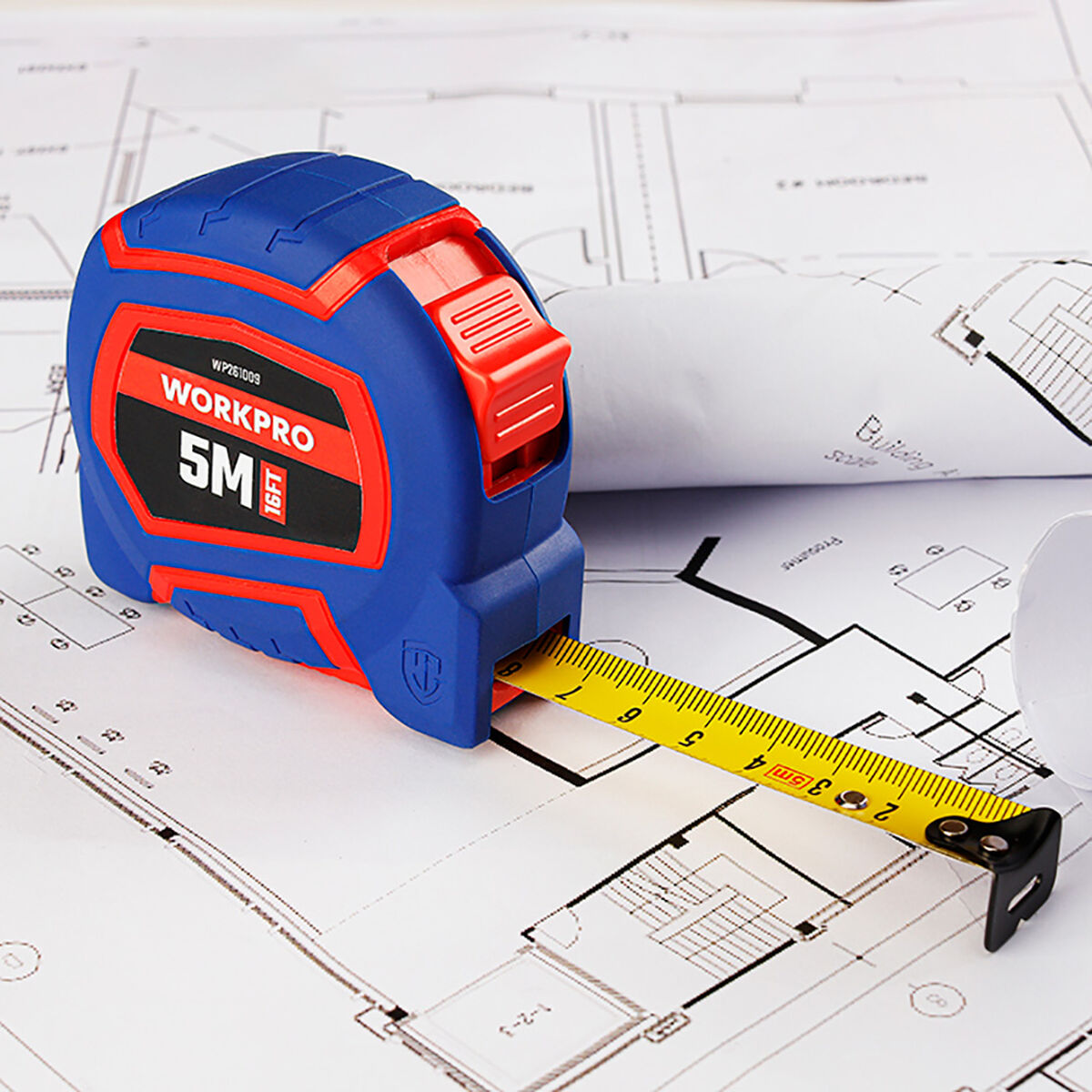 Flexometer Workpro Nylon 5 m x 19 mm