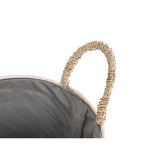 Korb-Set DKD Home Decor Naturfaser Bommeln 40 x 40 x 35 cm 41 x 37 x 36 cm