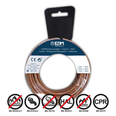 Kabel EDM 28412 Braun 1,5 mm 15 m