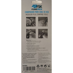 Crimpzange Ferrestock  RJ45 / RJ11 Abisolierzange