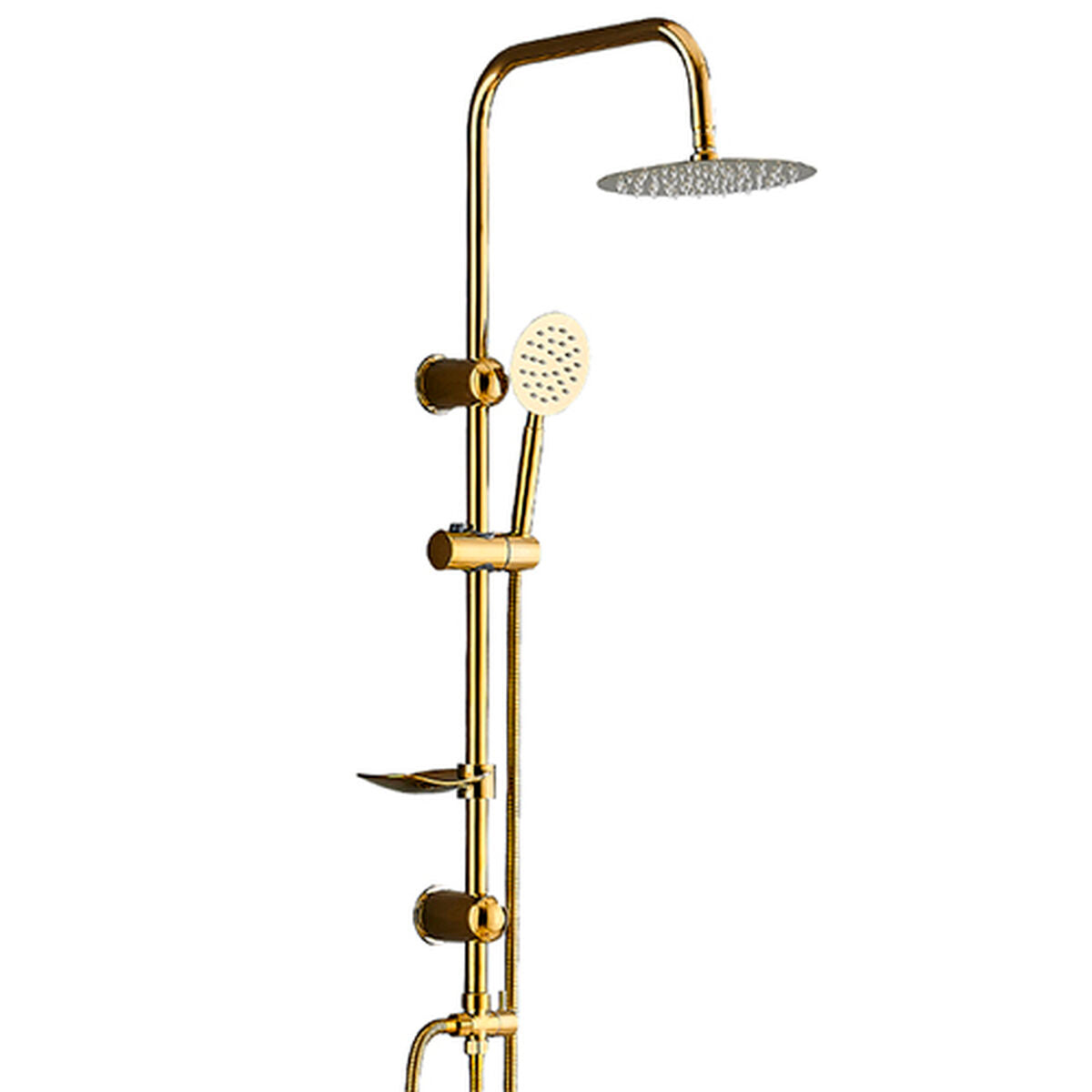 Dusche Säule Fontastock Gold Edelstahl ABS Verchromt