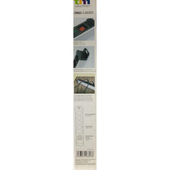 Steckdosenleiste mit 4 Steckdosen mit  Schalter TM Electron 230 V
