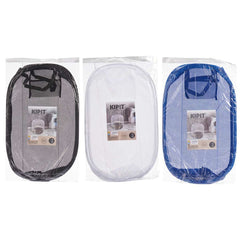 Korb für schmutzige Wäsche Kipit Blau Weiß Schwarz Kunststoff 33 x 33 x 58 cm 58 x 0,5 x 37 cm (24 Stück)