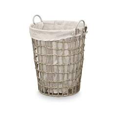 Korb Kipit Grau Polyester Stoff Polypropylen Eisen Kunststoff 50 % Baumwolle (6 Stück)