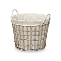 Korb Kipit Grau Polyester Stoff Polypropylen Eisen Kunststoff 50 % Baumwolle (6 Stück)