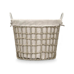 Korb Kipit Grau Polyester Stoff Polypropylen Eisen Kunststoff 50 % Baumwolle (6 Stück)