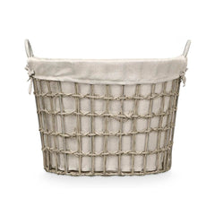 Korb Kipit Grau Polyester Stoff Polypropylen Eisen Kunststoff 50 % Baumwolle (6 Stück)