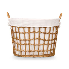 Korb Kipit natürlich Polyester Stoff Polypropylen Eisen Kunststoff 50 % Baumwolle (6 Stück)