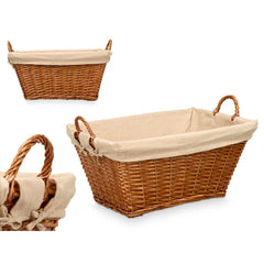 Korb Kipit natürlich Polyester korb Stoff 50 % Baumwolle (6 Stück)