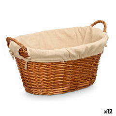 Mehrzweckkorb Kipit natürlich Polyester Baumwolle korb (12 Stück)