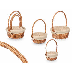 Korb-Set Kipit natürlich Polyester Baumwolle korb 3 Stücke (8 Stück)